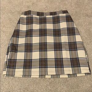 plaid skirt